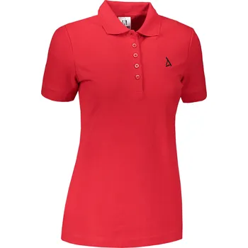 Dámské premium triko s límečkem ALTISPORT ALW002210 ČERVENÁ M