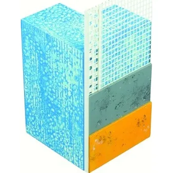 Stavební profil Profil ukončovací 5,0mm 6410/2,50m PVC + tkanina VWS