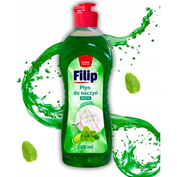 Mycí prostředek Filip Tekutý přípravek na nádobí mátový 500 ml