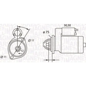 Startér Startér MAGNETI MARELLI 063523627010