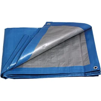 Krycí plachta Plachta PE Profi modro-stříbrná – 10×15 m / 140 g