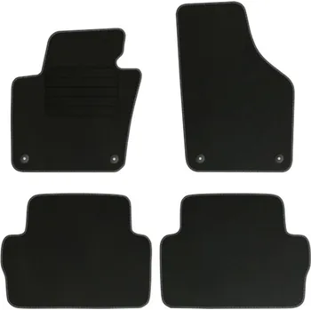 autokoberec Velurové autokoberce s upevněním v sadě Edecor