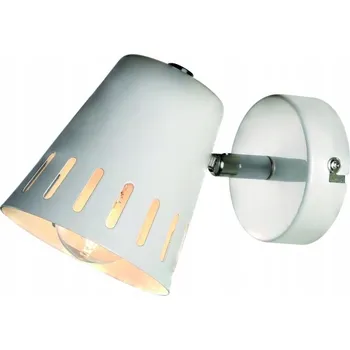 Nástěnné svítidlo Nástěnná lampa LAMKUR EMMA 34140 BÍLÁ / STŘÍBRNÁ