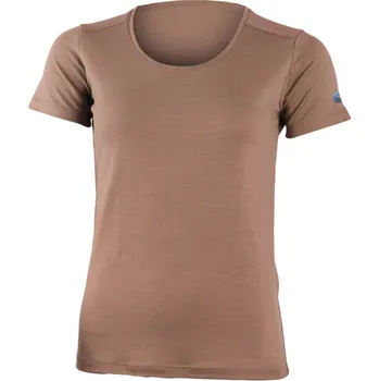 IRENA dámské 100% merino triko - Hnědá 7474 / L / Hnědá