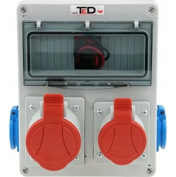 Rozvaděč STAVEBNÍ ROZVADĚČ SKŘÍŇ 400V 32A/5P + 400V 16A/5P + 2 X 230V 16A 8M