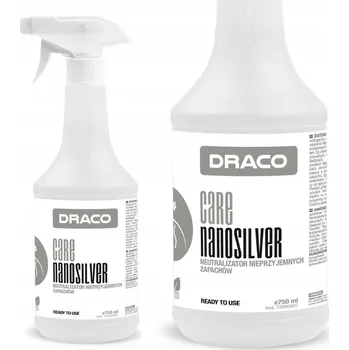 Pohlcovač pachu Sprej Draco-Bis Neutralizátor pachů Draco-Bis Nanosilver Care 750 ml – účinný proti zápachu, 750 ml
