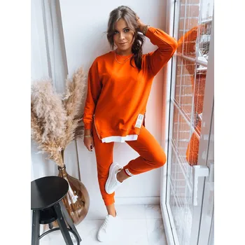 Oranžová souprava mikiny a legínů TORONTO AY0852 Velikost: XL