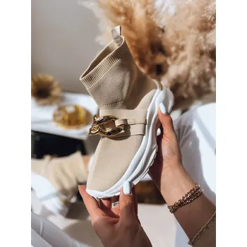 Dámské tenisky Béžové kotníkové tenisky ELISA ZY0280 Velikost: 36