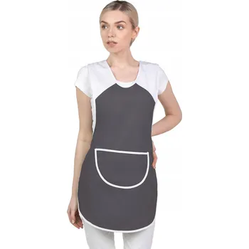 Kuchyňská zástěra XXL DÁMSKÁ KUCHYŇSKÁ ZÁSTĚRA PRACOVNÍ GASTRONOMICKÁ OCHRANNÁ Z ELANOBAVLNY 23A