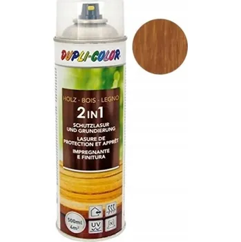 Barva ve spreji Lazura s lakem Dupli-Color Teak 500 ml