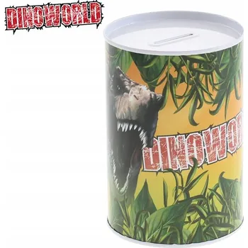 Pokladnička DinoWorld pokladnička junior ocel 8,5 x 11,5 cm zelená