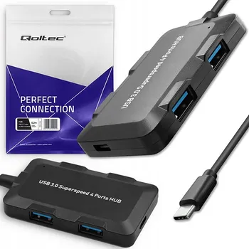 USB hub USB-C 3.1 Hub Adaptér 5v1: 4x USB 3.0 a micro USB