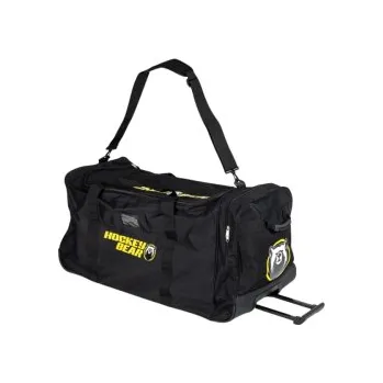 Hokejová taška Hockey Bear Wheel Bag Standard Senior - Černá / Žlutá, Velikost 40" (100 x 48 x 45 cm)