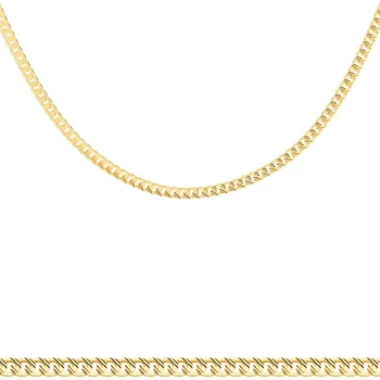Hodinky Řetěz Bonore Délka 45 cm- Šířka 2 mm - Zlato 585- Typ Pancerka 146924