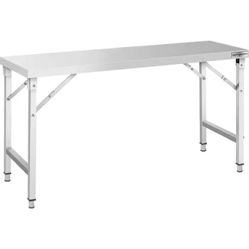 Dílenský stůl G.Gastro Pracovní stůl z nerezové oceli - skládací - 1600x600mm