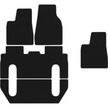 autokoberec Kobercové rohožky Edecor velurové 5 ks