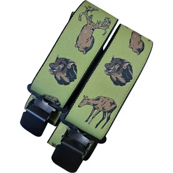 Kšandy Pánské Kšandy s motivem pro myslivce zelené