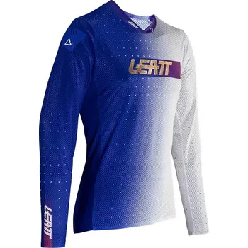 cyklistický dres LEATT CYKLISTICKÝ DRES MTB GRAVITY 4.0 JERSEY ULTRABLUE MODRÁ/BÍLÁ M