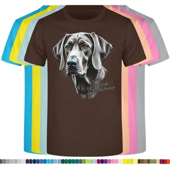 Dívčí tričko detske-levne-bavlnene-tricko-potisk-vymarsky-ohar Barva: Chocolate - čokoládově hnědá, Dětská bavlněná trička JHK: XL