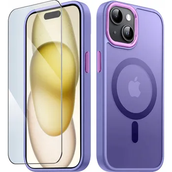 Pouzdro na mobilní telefon Zadní Kryt KrainaGSM pro Apple iPhone 15 fialový