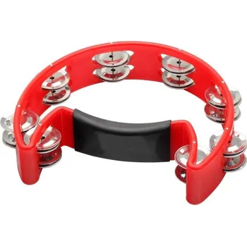 Tamburína Audioworks PROLINE Tamburina půlměsíc - červená