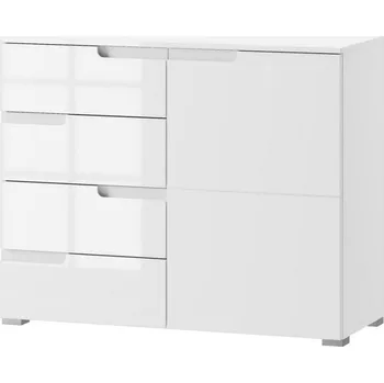 Komoda Casarredo Komoda se zásuvkami SELENE 5 bílá lesk