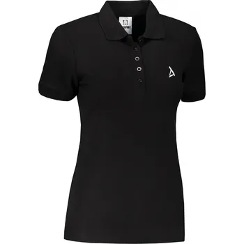 Dámské tričko Dámské premium triko s límečkem ALTISPORT ALW002210 ČERNOBÍLÁ M