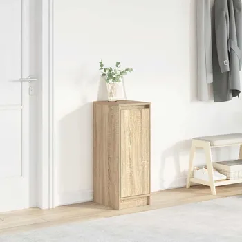 Botník vidaXL Botník 29,5x34x76 cm kompozitní dřevo [861861] Barva: dub sonoma