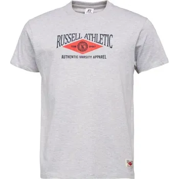 Pánská móda Pánské tričko Russell Athletic T-SHIRT M Šedá, Černá, Červená