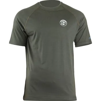 DUCK pánské merino triko - Zelená 6262 / XL / Zelená