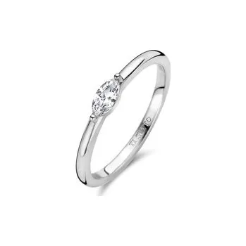 Prsten Prsten TI SENTO se zirkonem 12298ZI/56