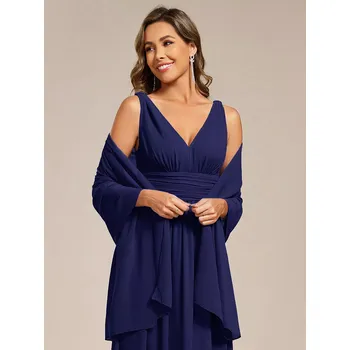 Šála Přehoz přes ramena / ruce ŠÁL XXL luxusní 02333-3 tmavě modrá 183x70 cm