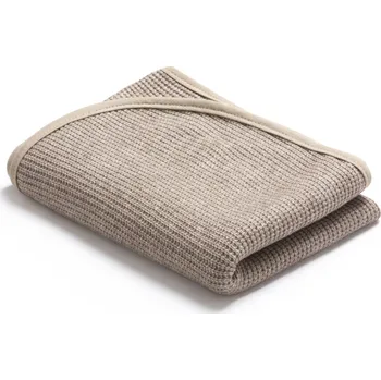 Dětská deka Dětská deka pletená hnědá 100x75 JUKKI