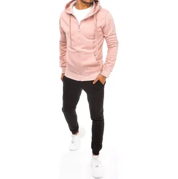 Oblečení a móda Tepláková souprava - světle růžová/černá AX0640 Velikost: L