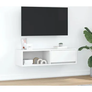 Obývací pokoj vidaXL TV skříňka 100x31x25,5 cm kompozitní dřevo [861480] Barva: Bílá
