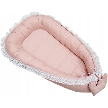 Prostěradlo EDISA - Dětské hnízdečko kokon s krajkou 90x50 cm BAVLNA