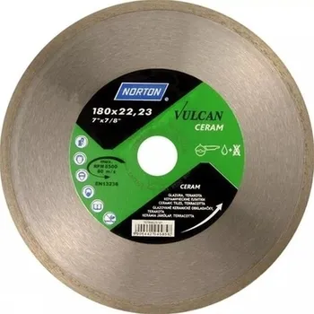 Řezný kotouč Kotouč řezný diamantový Vulcan Ceram – 125×2×22,23 mm