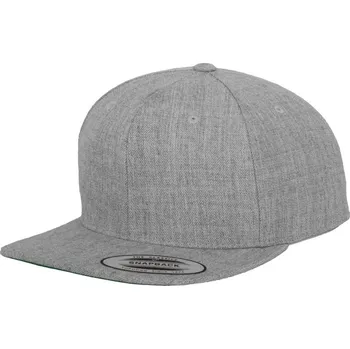 Pracovní přilba Flexfit Kšiltovka Flexfit 6089M Snapback, 6 panelová COT55608961099-heather gre UNI Melír šedá