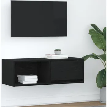 Televizní stolek vidaXL TV skříňka 80x31x25,5 cm kompozitní dřevo [861454] Barva: Černý dub