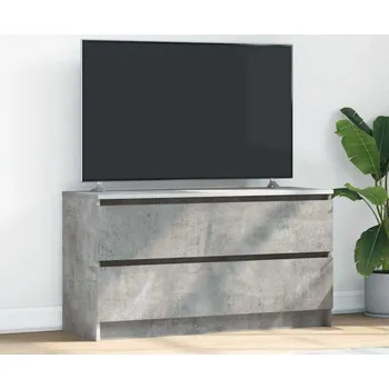 Televizní stolek vidaXL TV skříňka 100x35x54 cm kompozitní dřevo [861808] Barva: Betonová šedá