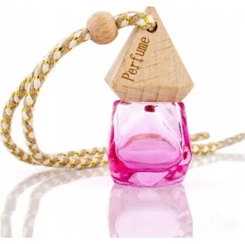 Aroma difuzér Difuzér do auta Aromatica Mama skleněný na šňůrce růžový 8 ml