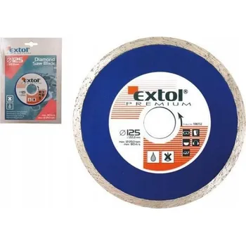 Řezný kotouč Diamantový řezný kotouč Extol Premium Full-cut, 180 x 22,2 mm, mokré řezání