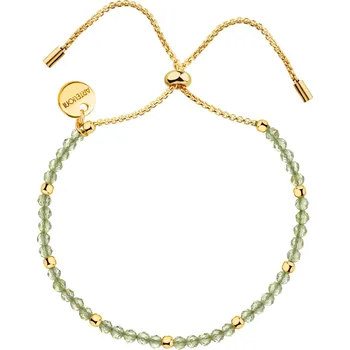 Náramek Pozlacený náramek z mosazi s peridoty - AR541-2635