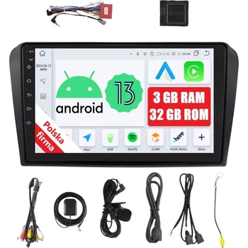 Autorádio 9" QLED AUTORÁDIO S NAVIGACÍ 2DIN ANDROID MAZDA 3 I 1 DSP 3/32 GB CARPLAY