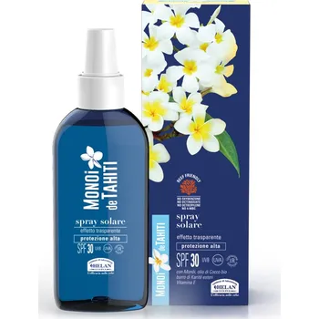 Přípravek na opalování Helan Monoi de Tahiti Opalovací sprej Clear Effect SPF30 150 ml
