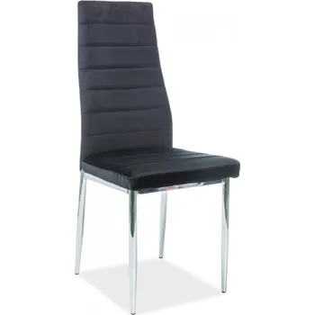 Jídelní židle Casarredo Jídelní čalouněná židle H-261 VELVET černá