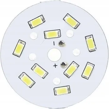 LED osvětlení LED modul 10 LED 5W 15-17V d=49mm bílý (studená bílá)