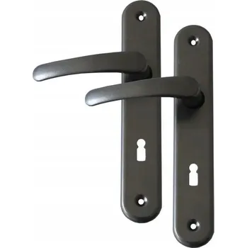 Dveřní kování Úchytka na dveře 1 cm šedá