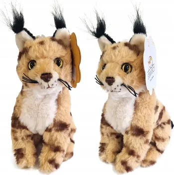 plyšák PLYŠOVÝ RYS rys plyšák PLYŠOVÝ MAZLÍČEK PŘÍTULNÍČEK kotě KOČKA 23 cm