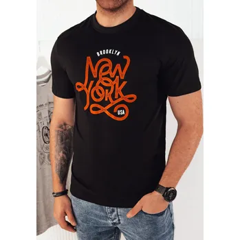 Pánské tričko Černé tričko s nápisem RX5368 Velikost: 2XL